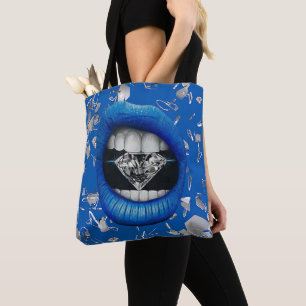 Bolsa Tote Vidro e diamantes estilhaçados
