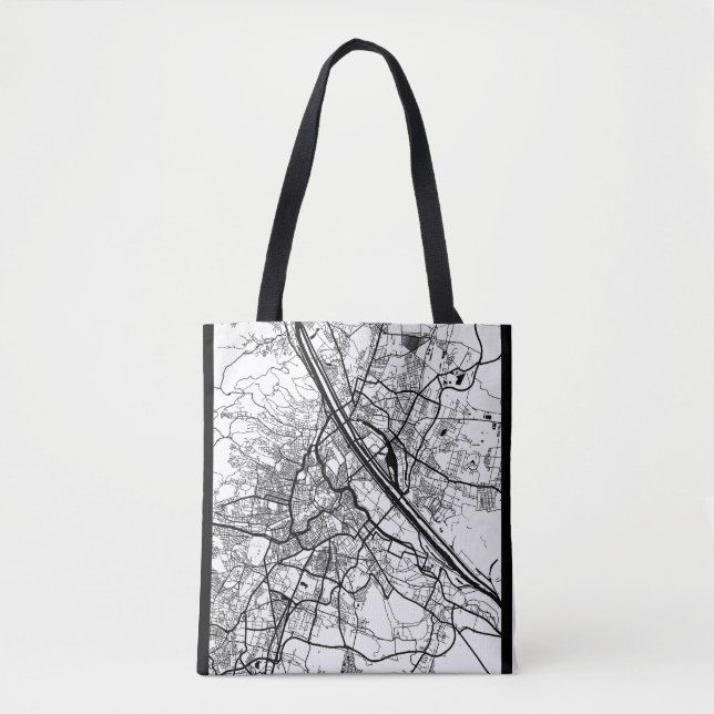 Bolsa Tote Vienna Austria City Map (Frente)