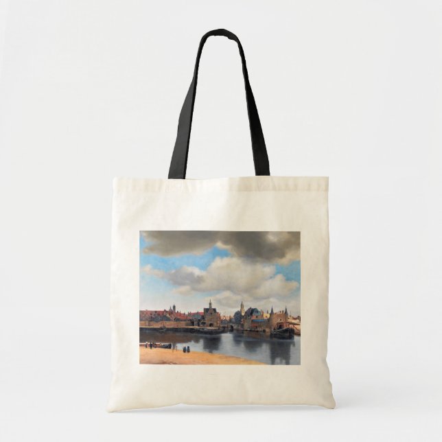 Bolsa Tote View of Delft, Johannes Vermeer, 1659-1660 (Frente)