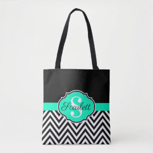 Bolsa Tote Vigas preto e branco