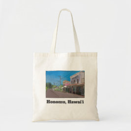 Bolsa Tote Vila Histórica de Plantação Havaiana Honomu Nostál