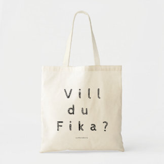 Bolsa Tote Vill du Fika? - Sueco