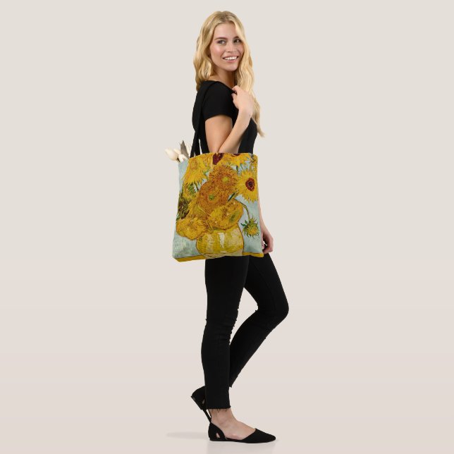 Bolsa Tote Vincent Van Gogh 12 Sunflower Impressionista (No(a) Modelo)