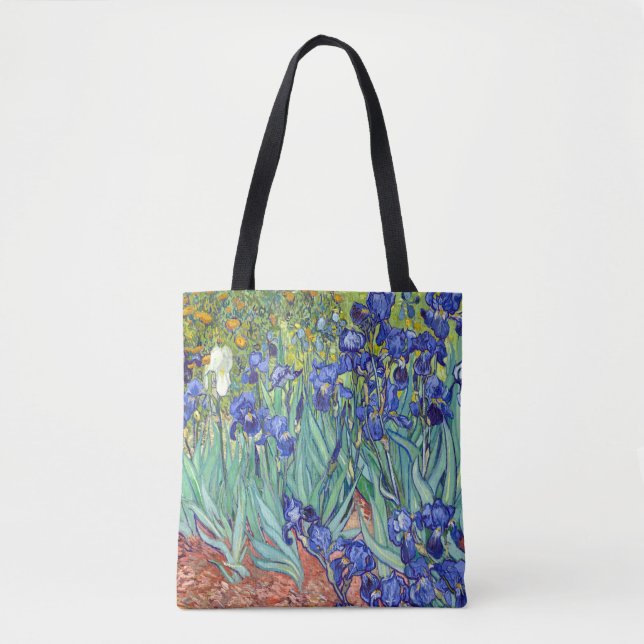 Bolsa Tote Vincent van Gogh 1898 íris (Frente)