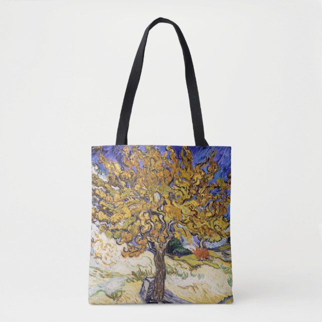 Bolsa Tote Vincent van Gogh - A Amoreira (Frente)