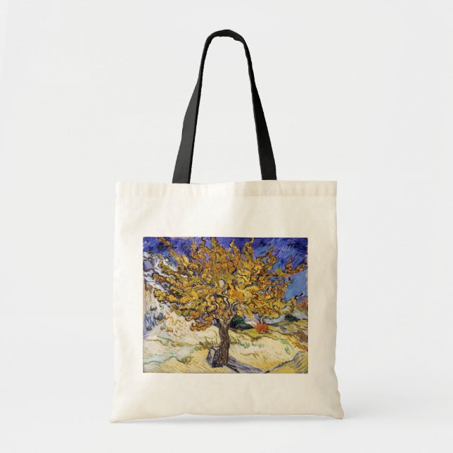 Bolsa Tote Vincent van Gogh - A Amoreira (Frente)