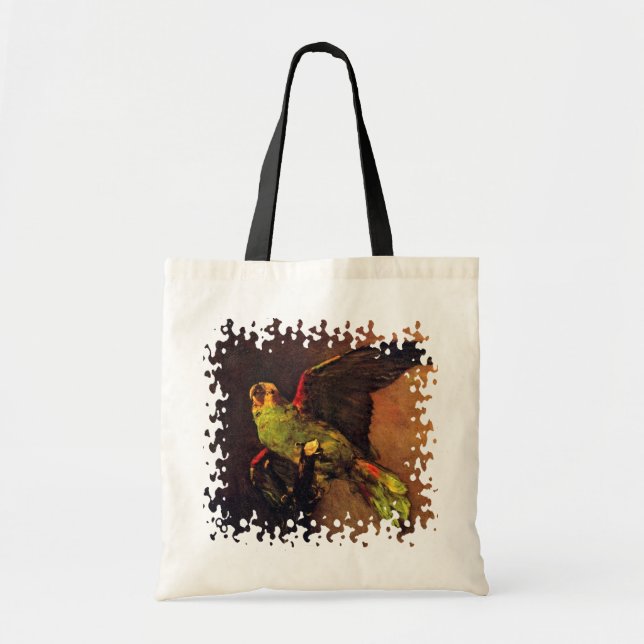 Bolsa Tote Vincent Van Gogh - A Arte do Pássaro Verde (Frente)