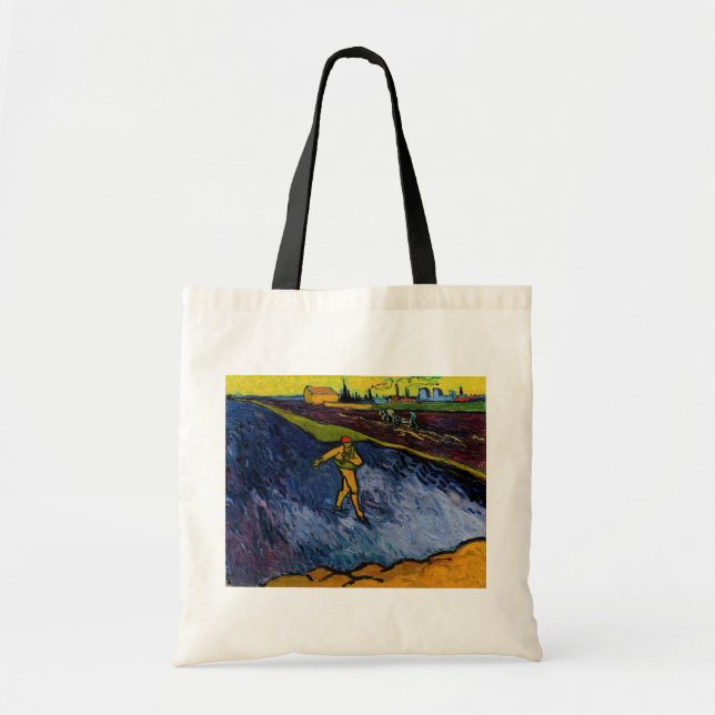 Bolsa Tote Vincent van Gogh - A Chuva: Fora de Arles (Frente)