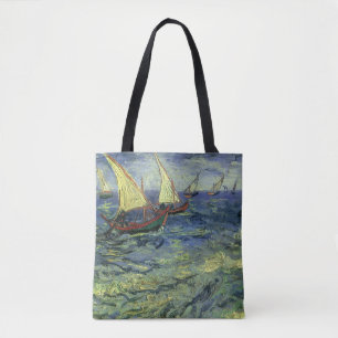 Bolsa Tote Vincent van Gogh - A paisagem nas Saintes Maries
