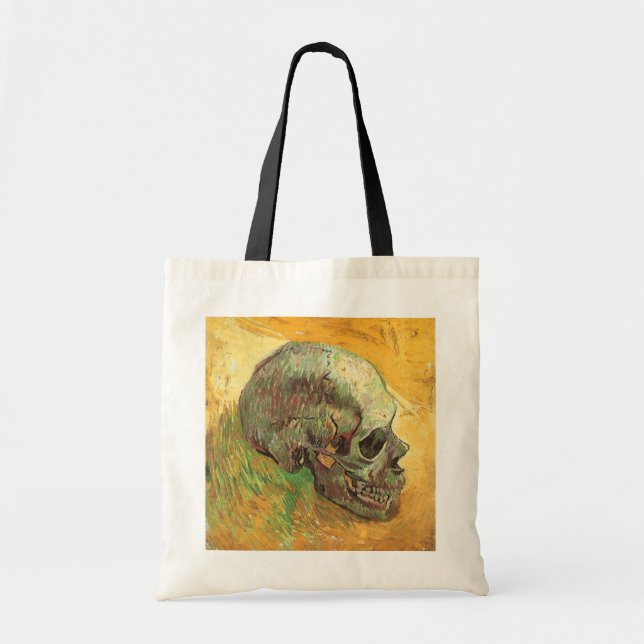 Bolsa Tote Vincent van Gogh - A Vida Estática com o Crânio (Frente)