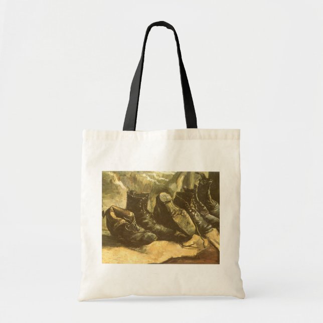 Bolsa Tote Vincent van Gogh - Ainda vive três pares de Calçad (Frente)