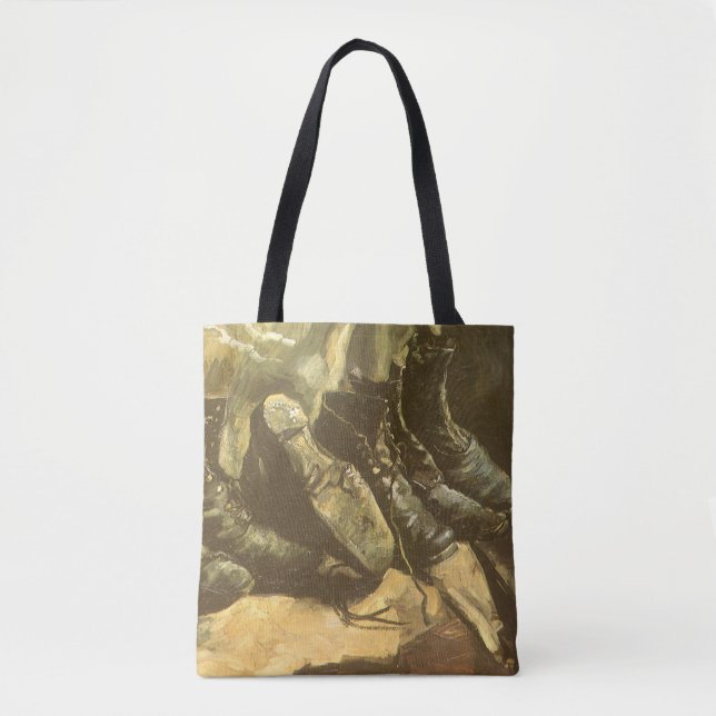 Bolsa Tote Vincent van Gogh - Ainda vive três pares de Calçad (Frente)