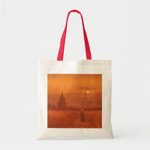 Bolsa Tote Vincent van Gogh - Antiga Torre nos Campos