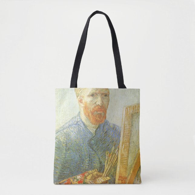 Bolsa Tote Vincent van Gogh - Autorretrato Diante do Cavalete (Frente)