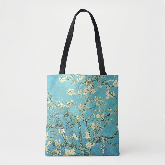 Bolsa Tote Vincent van Gogh Blossomong Almond Tree (Frente)