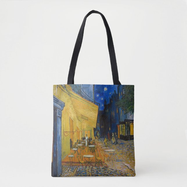 Bolsa Tote Vincent van Gogh - Cafe Terrace à Noite (Frente)