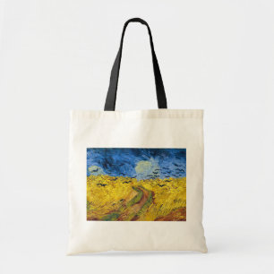 Bolsa Tote Vincent van Gogh - Campo de Trigo com Corvos