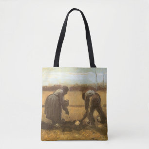 Bolsa Tote Vincent van Gogh - Camponeses Plantando Batatas