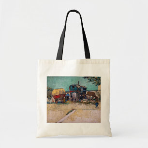 Bolsa Tote Vincent van Gogh - Caravanas, Acampamento Cigano p