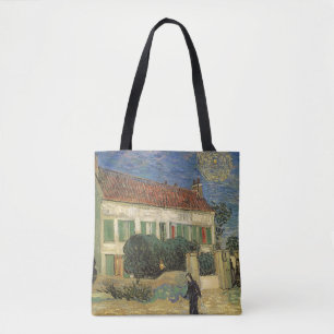 Bolsa Tote Vincent van Gogh - Casa Branca à Noite