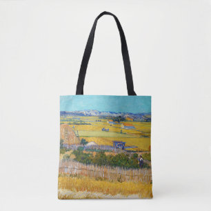 Bolsa Tote Vincent van Gogh - Colheita em La Crau