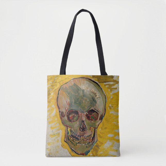 Bolsa Tote Vincent van Gogh - Crânio 1887 #2 (Frente)