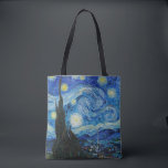 Bolsa Tote Vincent Van Gogh é o Saco da Noite Estrelada<br><div class="desc">Mergulhe na beleza hipnotizante da Noite Estrelada de Vincent Van Gogh com esta impressão de arte reprodutiva de alta qualidade. Possuir uma história artística e deixar o brilhantismo da obra-prima de Van Gogh iluminar os seus arredores.</div>
