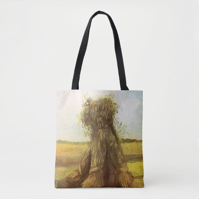 Bolsa Tote Vincent van Gogh - Feixes de Trigo (Frente)