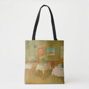 Bolsa Tote Vincent van Gogh - Interior de um Restaurante