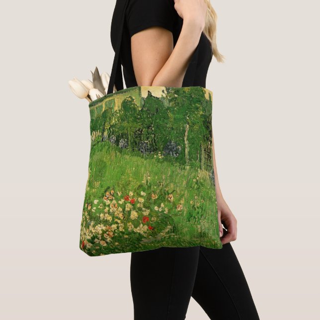 Bolsa Tote Vincent van Gogh - Jardim do Daubigny (Close Up)