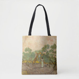 Bolsa Tote Vincent van Gogh - Mulheres Colhendo Azeitonas
