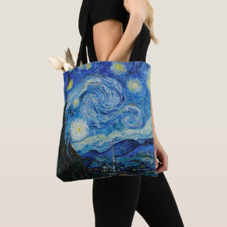 Bolsa Tote Vincent Van Gogh Na Noite Estrelada