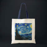 Bolsa Tote Vincent Van Gogh Na Noite Estrelada<br><div class="desc">Vincent Van Gogh é o Detalhe da Noite Estrelada</div>