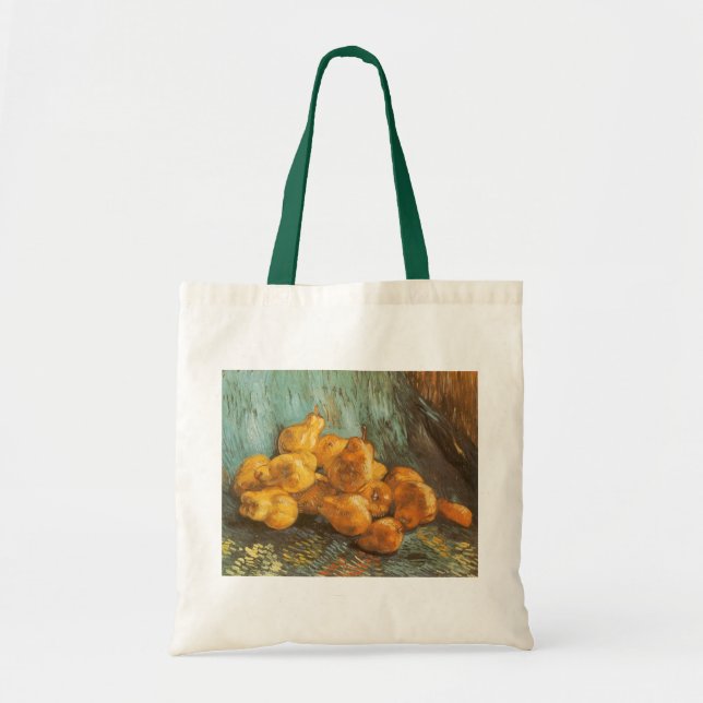 Bolsa Tote Vincent van Gogh - Natureza Morta com Peras Quince (Frente)