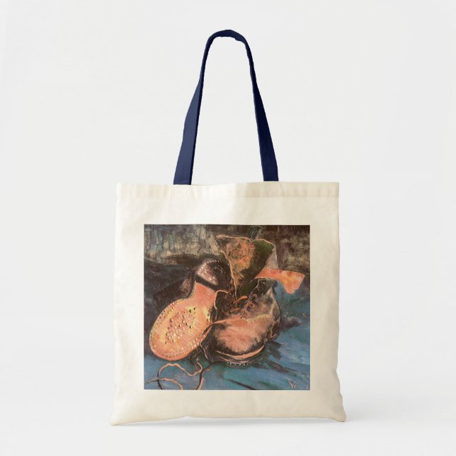 Bolsa Tote Vincent van Gogh - Natureza Morta com um Par de Sa (Frente)