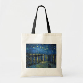 Bolsa Tote Vincent van Gogh - Noite Estrelada sobre o Ródano