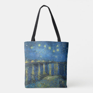 Bolsa Tote Vincent van Gogh - Noite Estrelada sobre o Ródano