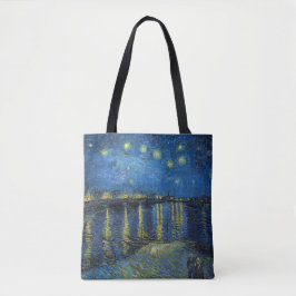 Bolsa Tote Vincent van Gogh - Noite Estrelada sobre o Ródano