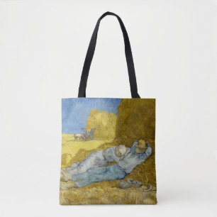 Bolsa Tote Vincent Van Gogh - Noon, Descanse do trabalho / Si