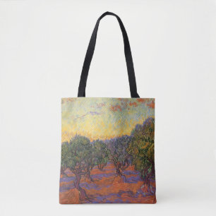 Bolsa Tote Vincent van Gogh - Olival, Céu Laranja