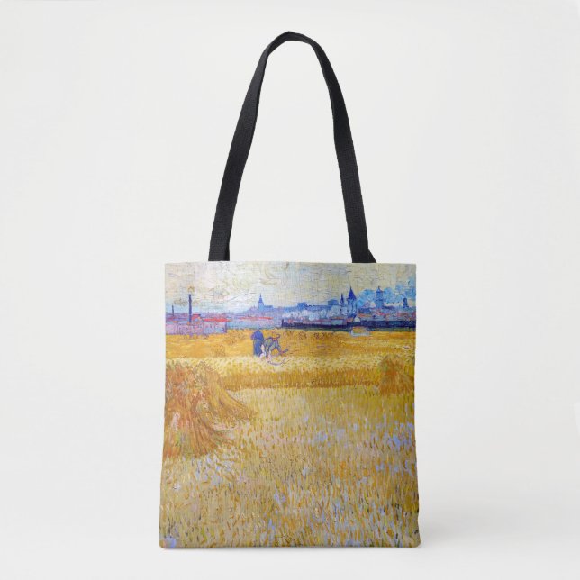 Bolsa Tote Vincent van Gogh - Os Harvesters (Frente)