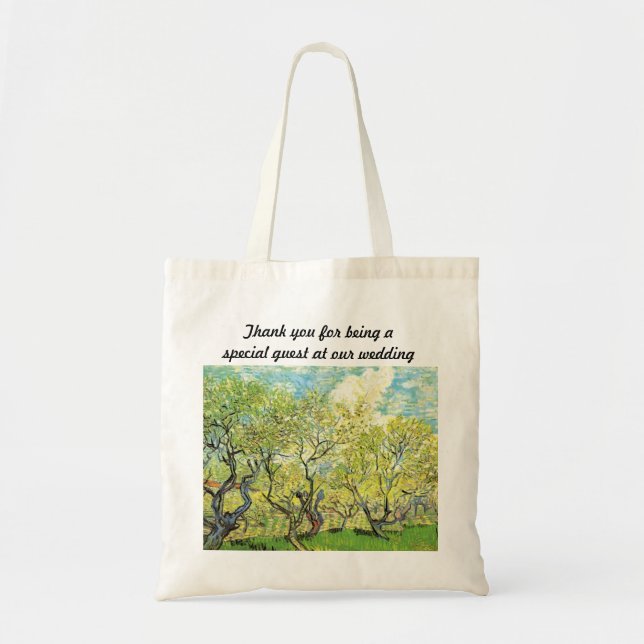 Bolsa Tote Vincent van Gogh,Pomar em Blossom (Frente)