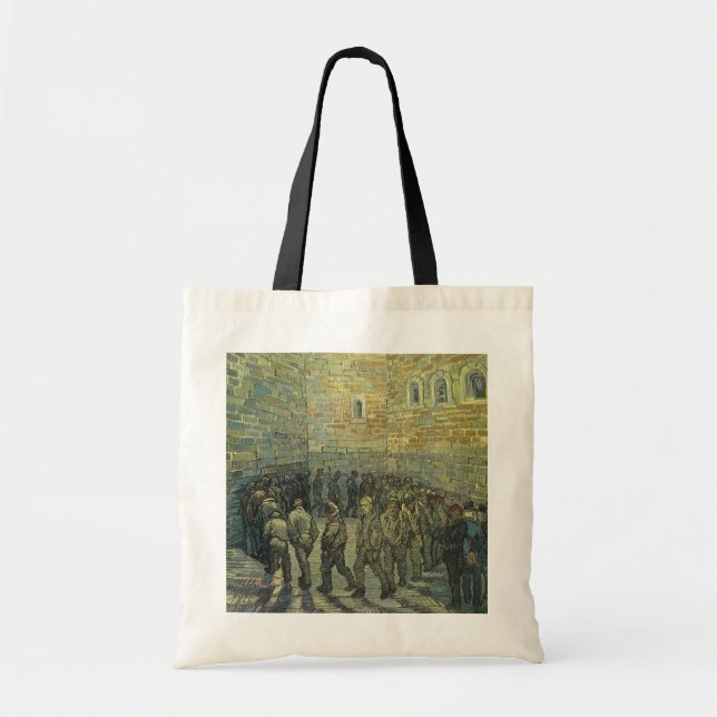 Bolsa Tote Vincent van Gogh - Prisioneiros Exercitando-se (Frente)