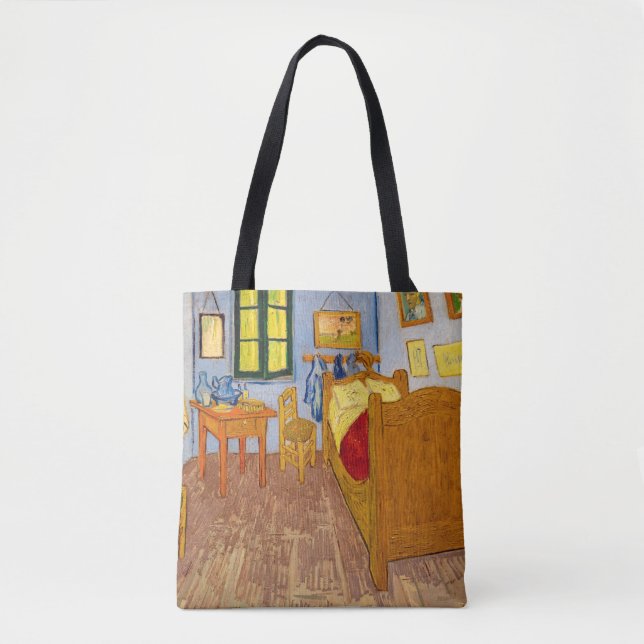 Bolsa Tote Vincent van Gogh - Quarto de Vincent em Arles (Frente)