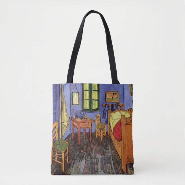 Bolsa Tote Vincent van Gogh - Quarto de Vincent em Arles (Frente)