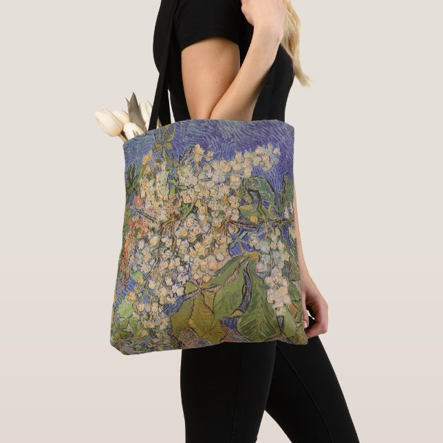 Bolsa Tote Vincent van Gogh - Ramos de Castanheira em Flor (Close Up)
