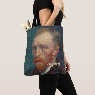 Bolsa Tote Vincent Van Gogh - Retrato Automático Monograma