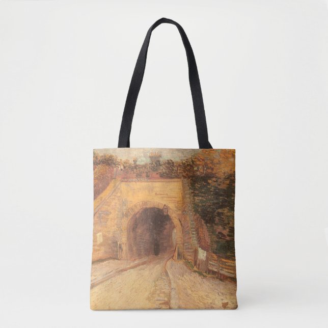 Bolsa Tote Vincent van Gogh - Roadway Underpass, O Viaduto (Frente)