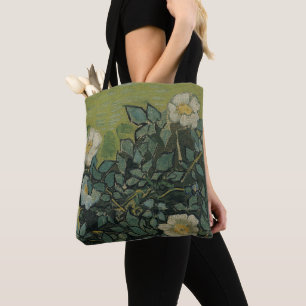 Bolsa Tote Vincent van Gogh - Rosas Silvestres