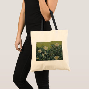 Bolsa Tote Vincent van Gogh - Rosas Silvestres